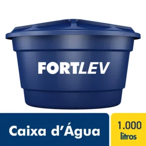 Caixa d'Água 1000 Litros Polietileno Fortlev Azul